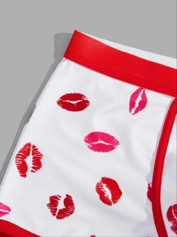 Sweet Kiss Print Boxer Brief